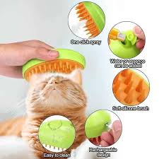 Cepillo De Vapor Para Gatos 3 En 1