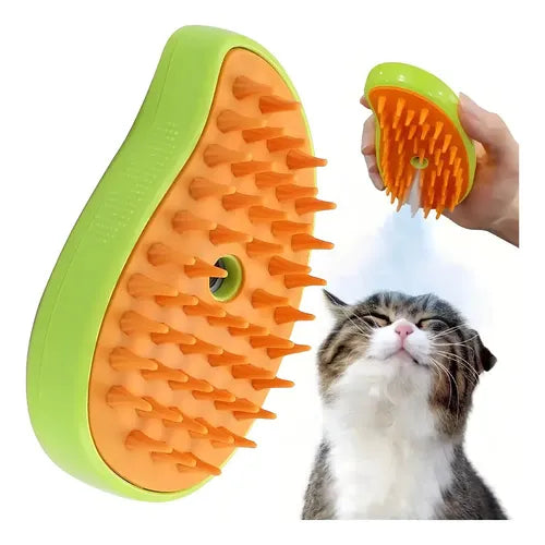 Cepillo De Vapor Para Gatos 3 En 1