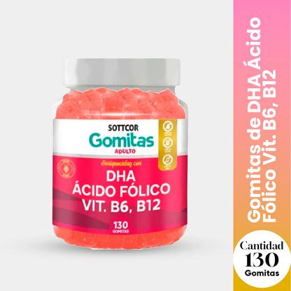 Gomitas Dha Acido Folico Vit. B6 B12